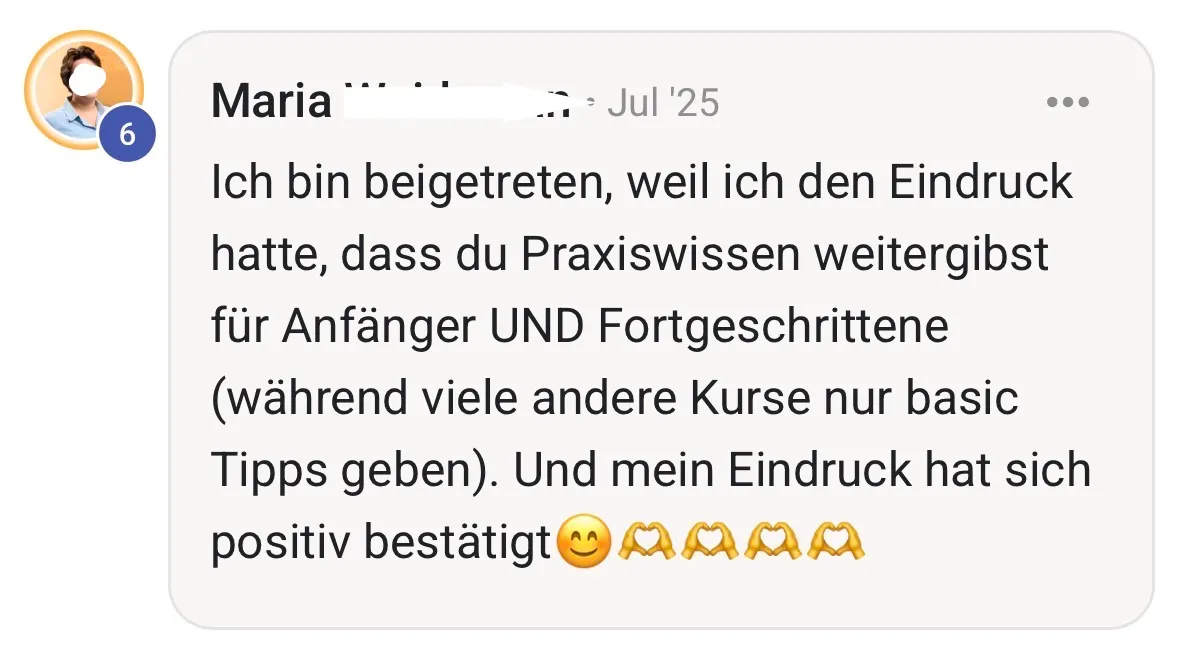 Maria — Praxiswissen